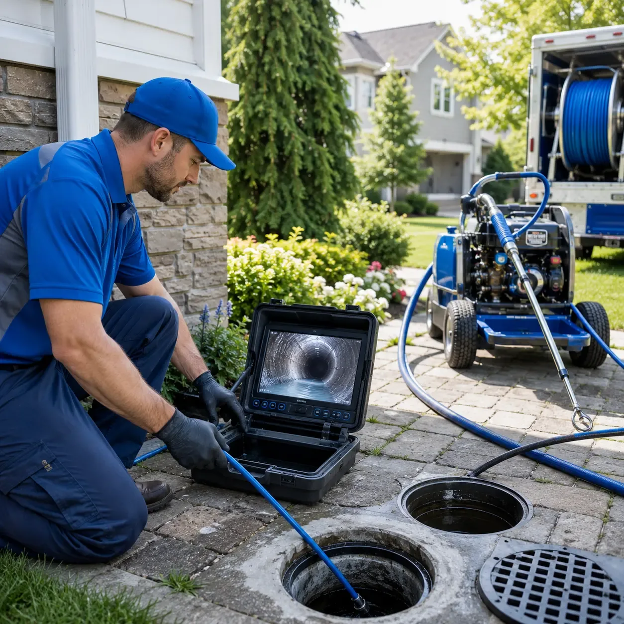 Outdoor drain cleaning professionals serving Narka, KS